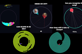 make bouncing ball videos for tiktok and shorts