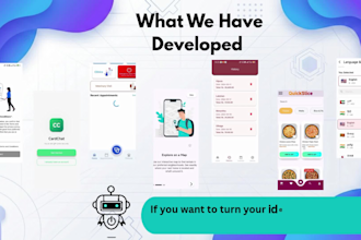 develop native android flutter app with ai