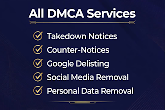 file dmca takedown notice for fast copyright content removal