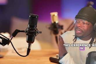 create podcast style video ads and social media and ugc ads