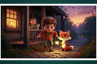 edit engaging youtube kids videos with 2d 3d animation and effects