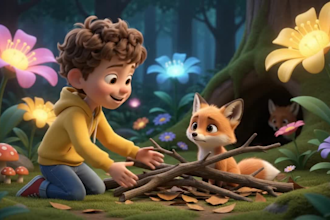 create 3d animated kids stories and cartoon animations