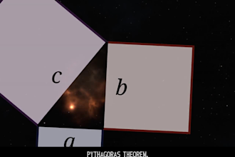 create a 3d animated music visualizer with cinematic scenes