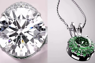 do 3d jewelry design, jewelry cad design and jewelry rendering