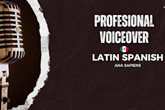 record professional female voice over for you proyects