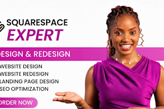 design redesign and develop squarespace websites as a squarespace expert
