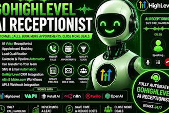 build gohighlevel ai receptionist voice ai agent appointment booking n8n vapi ai