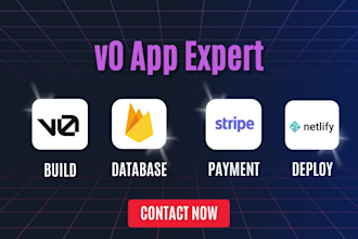 convert v0 app into web app with firebase and deploy it