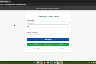 do python web scraping, data extraction, and form automation using selenium