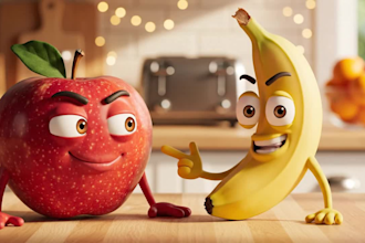 ai fruits talking video kling 3 0 friuts talking video