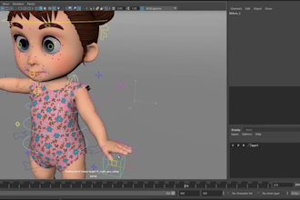 high end 3drig for kidtube,vrm avatar,arkit52,visemes,lipsync,toggle expressions
