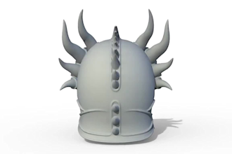 sculpt custom 3d helmet 3d mask cosplay armor and waerable stl model for 3d prin