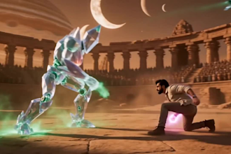 make ai vfx video scenes same as hollywood style