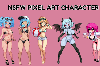 do nsfw pixel art nsfw pixel character nsfw art  2d sprite sheet pixel game art