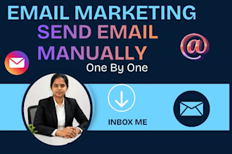 send emails manually one by one for outreach and marketing