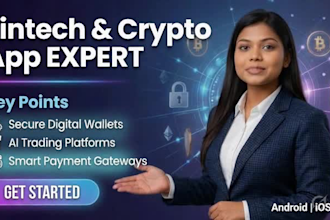 develop fintech app, crypto wallet and ai trading