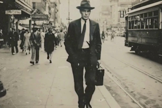 create a personalized 1920s cinematic love story video