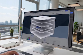 design a stunning ai generated animated HTML presentation deck
