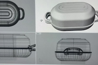 design cast iron cookware with expert dfm cad