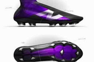 create 3d footwear, 3d shoe and 3d football cleat design