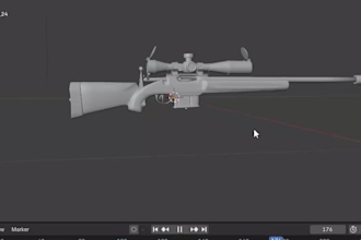 create custom 3d weapons and animate them for roblox