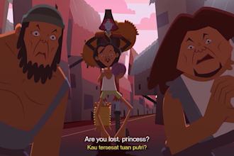make 2d cartoon for festivals and TV series on youtube