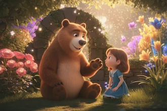 create 3d pixar style ai animation cartoon character pixar disney style video