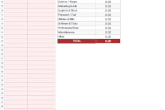 give you an automated small business profit and loss excel tracker