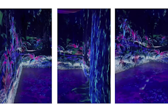 create immersive projection visuals for exhibitions art and installations