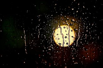 create 10 hours rain and thunder sounds video for youtube sleep