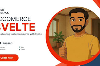 build a blazing fast ecommerce website using svelte