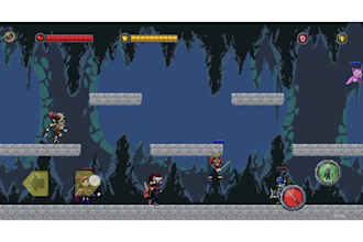 build 2d action shooting fighting game