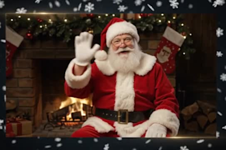 create merry christmas videos, new year greetings and promotional videos