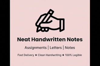 create neat handwritten notes from your digital text