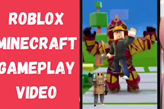 be your roblox minecraft gameplay video editor youtube short, tiktok gaming edit