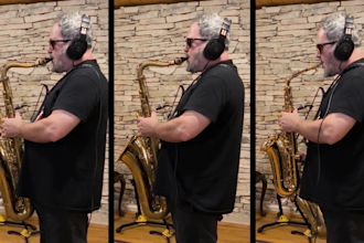 record professional saxophone for your music project