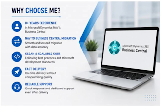 business central, d365, navision, al development, erp