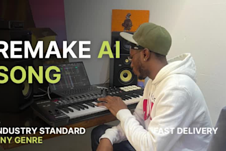 recreate or remake ai song to high quality instrumental beat