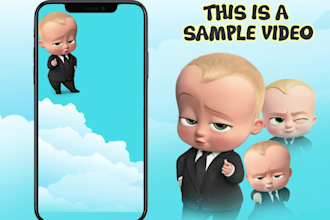 create animated video for birthdays invitation for kids