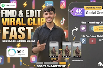 find viral clips and edit engaging your videos