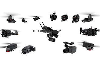 design a cargo delivery or payload drone cad model for you