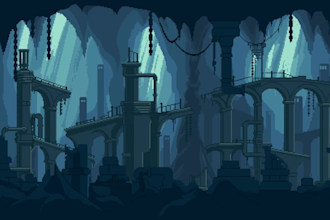 create pixel art environments backgrounds and tilesets