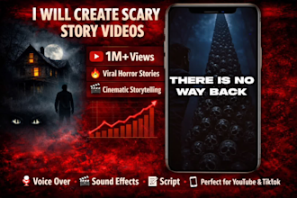 create scary stories for youtube video