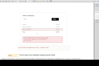 do manual QA testing for your website or app