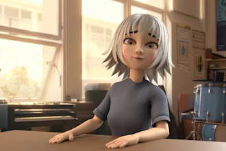 make high quality 3d stylized character modeling