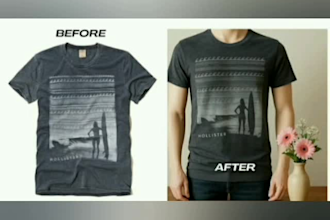 create ecommerce photo editing, for business products