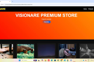 build a modern website with visual studio code i use HTML,CSS and js
