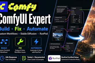 build, fix, or automate your comfyui workflow for stable diffusion