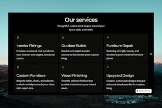 turn your figma design into a functional, pixel perfect, responsive framer site