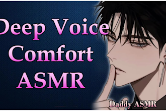 record a deep male voice boyfriend asmr sleep roleplay